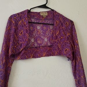 Lindy Bop lace bolero